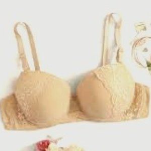 Floral Lace Underwire Bra